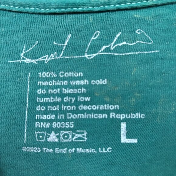 Kurt Cobain Alternative Rock Graphic T-Shirt Size Large - Picture 4 of 5